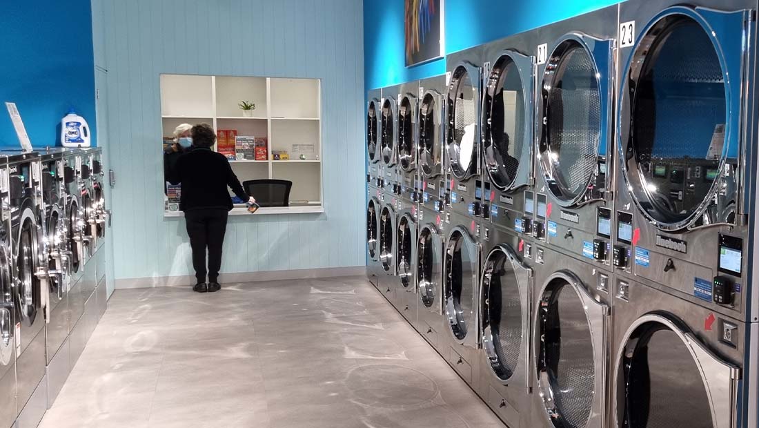 LaundroZone interior huebsche stacked dryers